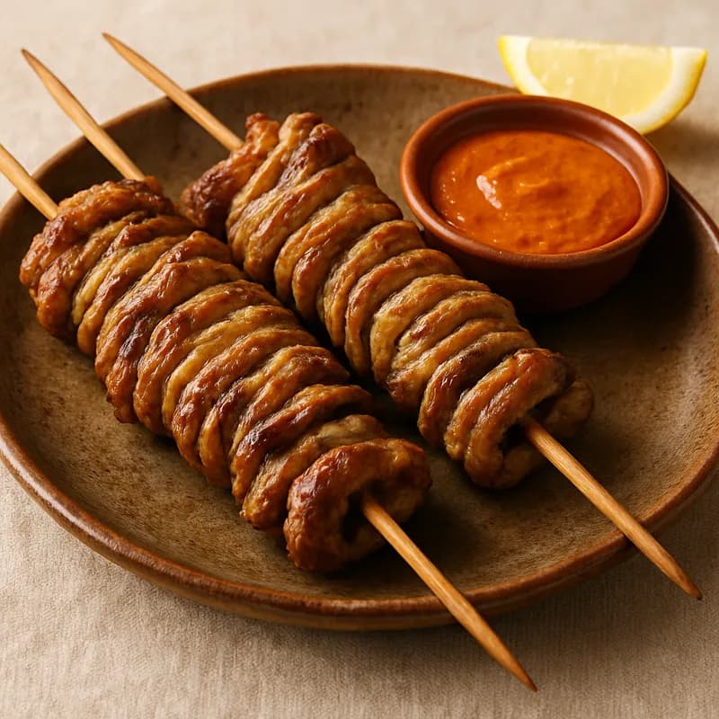 Zarajo (Lammdarmspiesse aus Cuenca)